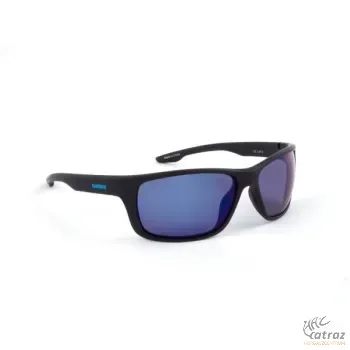 Shimano Eyewear Matte Black & Blue Mirror - Shimano Napszemüveg