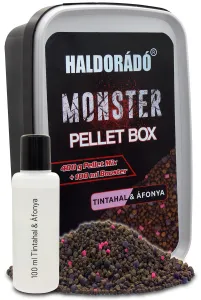 Haldorádó MONSTER Pellet Box Tintahal & Áfonya - Gyümölcsös Micropellet