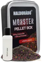 Haldorádó MONSTER Pellet Box Vörös Lazac - Lazacos Micropellet