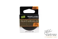 Fox Naturals Shock & Snag Braided Leader 20 méter 40 lb - Fox Fonott Előtétzsinór