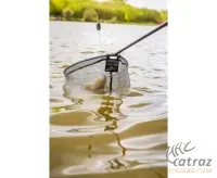 Preston Carbon F1 Latex 45cm Landing Net - Preston Gumírozott Merítőfej