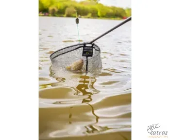 Preston Carbon F1 Latex 45cm Landing Net - Preston Gumírozott Merítőfej