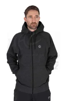 Matrix Charcoal Marl Zip Hoody S - Matrix Kapucnis Pulóver
