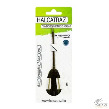 Halcatraz by Cralusso Távdobó Method Kosár 60 gramm - Halcatraz Etetőkosár
