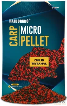Haldorádó Carp Micro Pellet Chilis Tintahal - Csípős Tintahal Micropellet