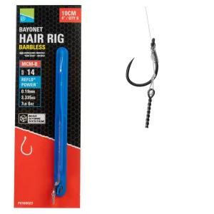 Preston MCM-B Bayonet Hair Rig 10cm 16 - Preston Előkötött Horog