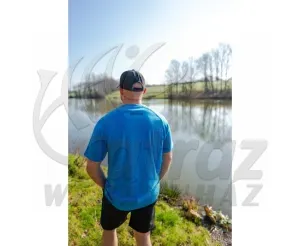Preston Blue Breeze T-Shirt – L – Kényelmes Világoskék Horgász Póló
