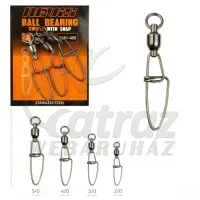 Nevis Harcsázó Csapágyas Forgó Kapoccsal Méret: 5/0 - Ball Bearing Swivel With Snap
