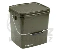 Trakker 17L Olive Square Container - Trakker 17L Szögletes Zárható Vödör