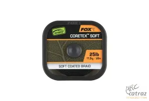 Fox Coretex Soft Naturals Soft Coated Braid 20 méter 25 lb - Fox Lágy Bevonatos Fonott Előkezsinór