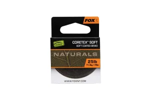 Fox Coretex Soft Naturals Soft Coated Braid 20 méter 25 lb - Fox Lágy Bevonatos Fonott Előkezsinór