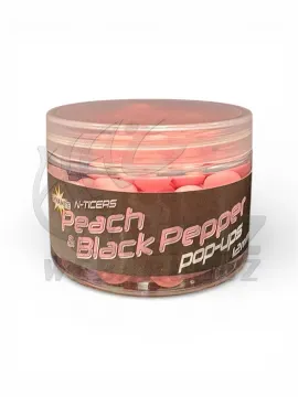 Dynamite Baits N-Ticers Pop-up 12mm Peach & Black Pepper - Pop-Up Csali