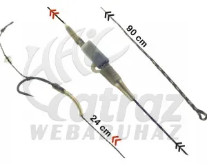 PB Products R2G Big Water Clip SR Leader & Combi Rig – 4-es Horog