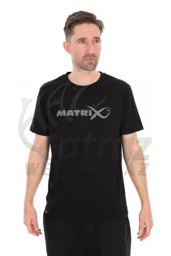 Matrix Large Fade Logo T-Shirt Black/Grey – S – Matrix Póló