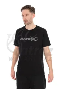 Matrix Large Fade Logo T-Shirt Black/Grey – S – Matrix Póló