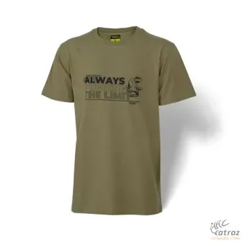 Black Cat Khaki Horgász Póló - Black Cat Khaki Shirt