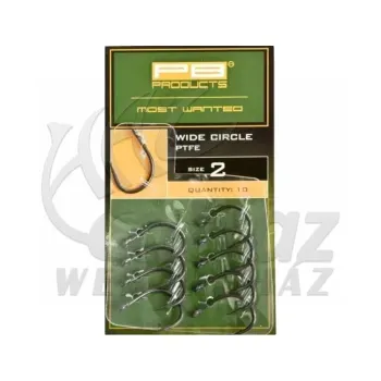 PB Products Wide Circle PTFE Hook – 8 – Pontyozó Horog
