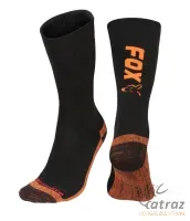 Fox Black Orange Thermolite Socks Méret:44-47 - Fox Fekete-Narancs Thermo Zokni