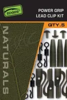 Fox Edges Naturals Power Grip Lead Clip Kit - ólomklipsz készlet