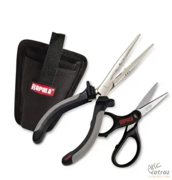 Rapala Fogó + Olló Szett - Rapala Pliers & Super Line Scissor Combo