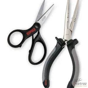 Rapala Fogó + Olló Szett - Rapala Pliers & Super Line Scissor Combo