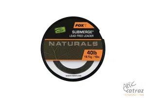 Fox Lead Free Leader Naturals Submerge Leader 10 méter 40 lb - Fox Ólommentes Előtétzsinór