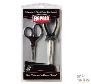 Rapala Fogó + Olló Szett - Rapala Pliers & Super Line Scissor Combo