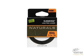 Fox Lead Free Leader Naturals Submerge Leader 10 méter 40 lb - Fox Ólommentes Előtétzsinór