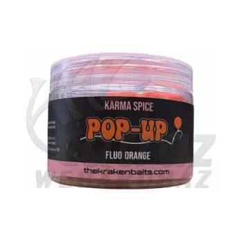 The Kraken Baits Karma Spice Fluo Orange Pop-Ups 12mm