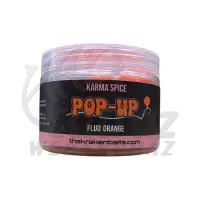 The Kraken Baits Karma Spice Fluo Orange Pop-Ups 15mm