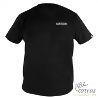 Preston Black T-Shirt Póló - Preston Innovations Horgász Póló