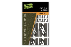 Fox Edges Naturals Lead Clip+Pegs - ólomklipsz csapszeggel