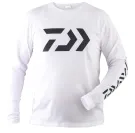 Daiwa D-Vec LS Shirt White Méret: 2XL - Daiwa Fehér Hosszú Ujjú Póló