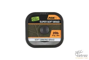 Fox Naturals Super Soft Sinking Braid Hooklength 20 méter 20 lb - Fox Süllyedő Lágy Előkezsinór