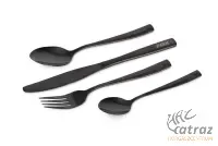 Fox Cookware Black Stainless Cutlery Set - Fox Fekete Rozsdamentes Evőeszközkészlet
