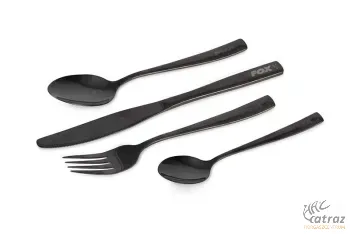 Fox Cookware Black Stainless Cutlery Set - Fox Fekete Rozsdamentes Evőeszközkészlet