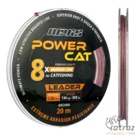 Nevis Powercat Braid Leader X8 20m 0,60mm - Nevis Harcsázó Fonott Előtétzsinór