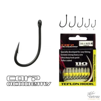 Horog Carp Academy Teflonos XS-1 Size:04