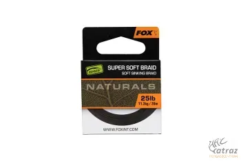 Fox Naturals Super Soft Sinking Braid Hooklength 20 méter 25 lb - Fox Süllyedő Lágy Előkezsinór