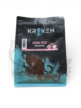 The Kraken Baits PVA Pellet Mix 2-4mm 900g - Karma Spice