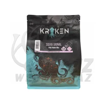 The Kraken Baits PVA Pellet Mix 2-4mm 900g - Squid Signal