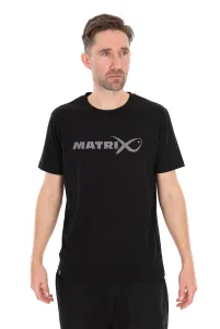 Matrix Large Fade Logo T-Shirt Black/Grey – L – Matrix Póló