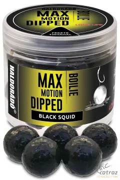 Haldorádó Max Motion Boilie Dipped 20 mm Fekete Tintahal - Dippelt Haldorádó Bojli