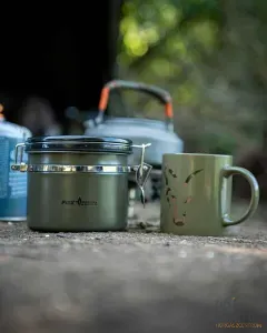 Fox Cookware Coffee/Tea Khaki Storage 860ml - Fox Tároló Doboz