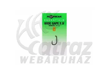 Korda Essentials Wide Gape X Barbless - 8 - Pontyozó horog