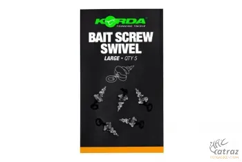 Korda Micro Ring Swivel Baits Screw Large 5 db/cs - Korda Nagy Csalicsavar