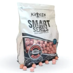 The Kraken Baits Smart Series Strawberry Cream Active Boilie 20mm 2,5kg