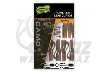 Fox Edges Camo Power Grip Lead Clip Kit - ólomklipsz készlet