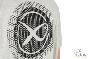 Matrix Large Logo T-Shirt Marl Grey/Lime - Matrix Horgász Póló