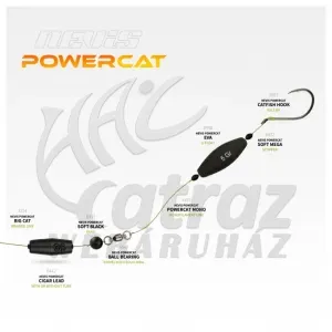 Nevis Powercat Harcsázó Horog 9315 – 3/0 – Extrém Erős